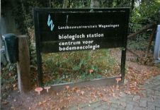Bord Biologisch station Wijster Bord Biologisch station Wijster